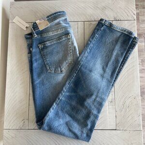 PILCRO DENIM SLIM BOYFRIEND JEANS ANTHROPOLOGIE SIZE 26 NWT